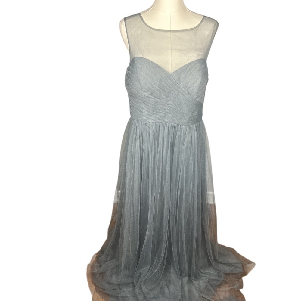 Jenny Yoo Collection Tulle Gown Gray Size 14 – Bridal, Bridesmaid, Formal